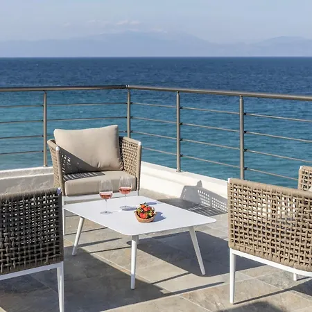 Cavo Dio 3 - Beachfront Bliss - Cozy Pool Sunset Appartamento Kato Diminio